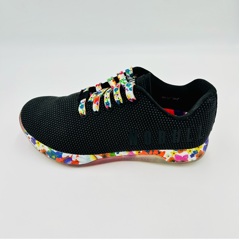 NoBull shoes Impact Daisy Trainers workout shoes black Women Size 5.5 - Picture 6 of 10